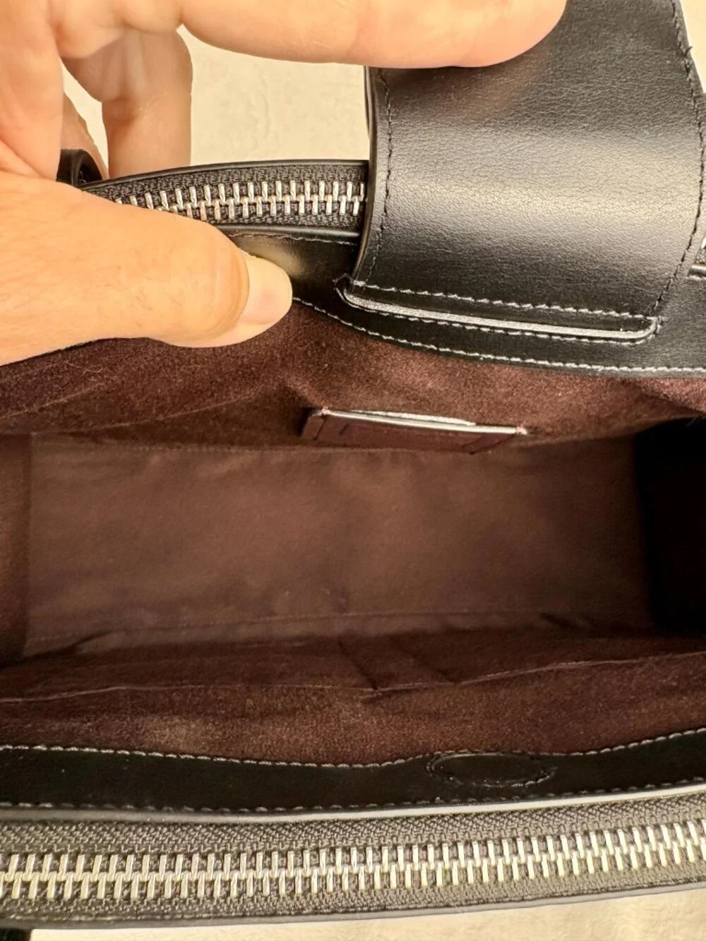 Coach NWT Nina Tote in Black Refined Leather - Picture 14 of 16